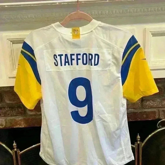 Los Angeles Rams matthew Stafford   9 Jersey nwt youth 14/16 - Picture 2 of 6